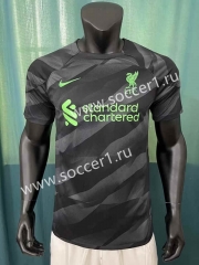 2023-2024 Liverpool Goalkeeper Black&Grey Thailand Soccer Jersey AAA-305