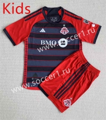 2023-2024 Toronto FC Home Red&Gray Kids/Youth Soccer Uniform-AY