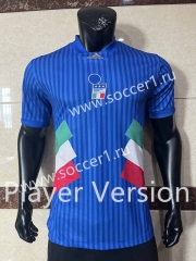 Player Version 2023-2024 Italy Blue Thailand Soccer Jersey AAA-CS