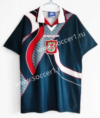 Retro Version 94-95 Wales Away Navy Blue Thailand Soccer Jersey AAA-C1046