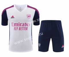 2023-2024 Arsenal White Thailand Soccer Uniform-418