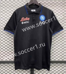 2023-2024 Napoli Black Thailand Polo Shirt-7358