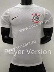Player Version 2023-2024 Corinthians Home White Thailand Soccer Jersey AAA-2016