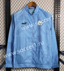 2023-2024 Manchester City Blue Trench Coats-GDP