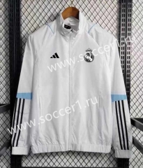 2023-2024 Real Madrid White Thailand Trench Coats-GDP