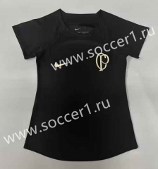 2023-2024 Corinthians Black Thailand Women Soccer Jersey AAA-908