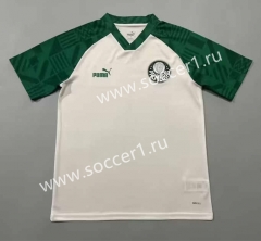 (S-4XL) 2023-2024 SE Palmeiras White&Green Thailand Training Soccer Jersey AAA-908