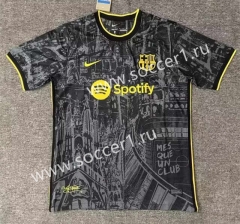 2023-2024 Commemorative Version Barcelona Black&Gray Thailand Soccer Jersey AAA-2786