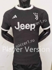 Player Version 2023-2024 Juventus Black Thailand Soccer Jersey AAA-2733