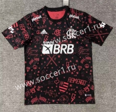 2023-2024 Flamengo Red&Black Thailand Soccer Training AAA-2786
