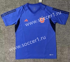 2023-2024 Universidad de Chile Blue Thailand Training Soccer Jersey AAA-2786