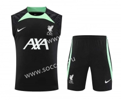 2023-2024 Liverpool Black Thailand Soccer Vest Uniform-418