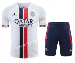 2023-2024 Paris White Thailand Soccer Uniform-418