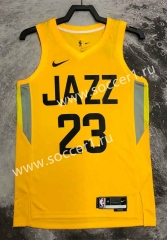 2023 Utah Jazz Yellow #23 NBA Jersey-311