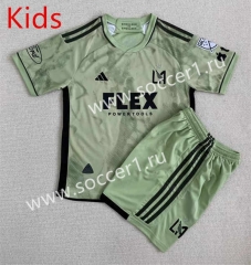 2023-2024 Los Angeles FC Away Green Kids/Youth Soccer Uniform-AY