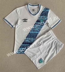2023-2024 Guatemala Home White Soccer Uniform-AY