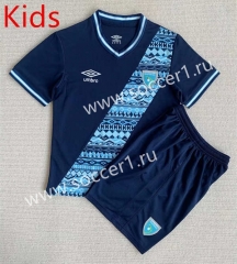 2023-2024 Guatemala Away Royal Blue Kids/Youth Soccer Uniform-AY