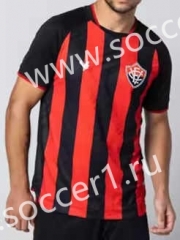 2023-2024 Esporte Clube Vitoria Home Red and Black Thailand Soccer Jersey AAA-6032