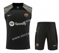 2023-2024 Barcelona Green Thailand Soccer Vest Uniform-4627