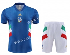 2023-2024 Italy Blue Thailand Soccer Uniform-4627