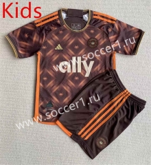 2023-2024 Concept Version Charlotte FC Brown Kids/Youth Soccer Uniform-AY