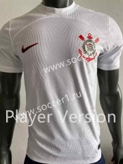 Player Version 2023-2024 Correct Version Corinthians Home White Thailand Soccer Jersey AAA-518