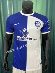 With Sponsor logo Version 2023-2024 Atletico Madrid Away Blue&White Thailand Soccer Jersey AAA-305