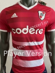 Player Version 2023-2024 River Plate Away Red Thailand Soccer Jersey AAA-518
