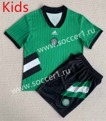 Retro Version Celtic Green Kids/Youth Soccer Unifrom-AY