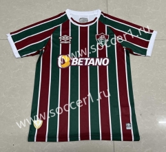 2023-2024 Fluminense de Feira Home Red&Green Thailand Soccer Jersey AAA-GB