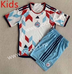 2023-2024 Chicago Fire Away White Kids/Youth Soccer Uniform-AY