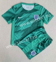 2023-2024 England Goalkeeper Green Soccer Uniform-AY