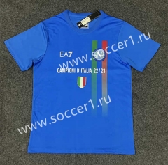 (S-3XL) 2023-2024 Special Version Napoli Blue Thailand Soccer Jersey AAA-0485