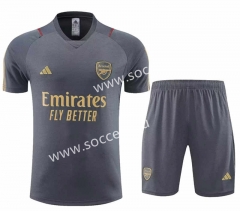 2023-2024 Arsenal Light Gray Thailand Soccer Uniform-7411