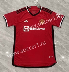 2023-2024 Manchester United Home Red Thailand Soccer Jersey AAA-818