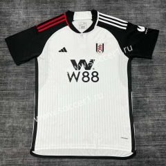 With Sponsor Version 2023-2024 Fulham Home White Thailand Soccer Jersey AAA-4927