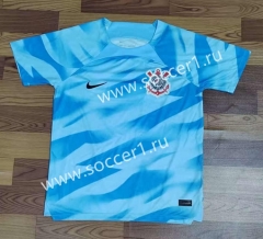 2023-2024 Corinthians Goalkeeper Blue Thailand Soccer Jersey AAA-2483