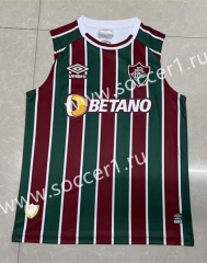2023-2024 Fluminense de Feira Home Red&Green Thailand Soccer Vest-0009