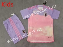 2023-2024 Japan Away Pink Kid/Youth Soccer Uniform-3454