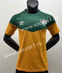 2023-2024 Fluminense de Feira Yellow Thailand Training Soccer Jersey AAA-0009