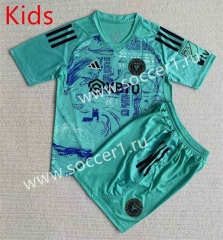 2023-2024 Special Version Inter Miami CF Green Kids/Youth Soccer Uniform-AY