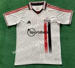 2023-2024 Sao Paulo Futebol Clube White Thailand Polo Shirt-0009