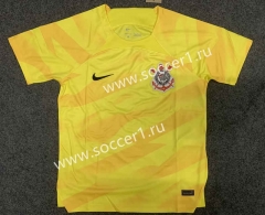 2023-2024 Corinthians Goalkeeper Yellow Thailand Soccer Jersey AAA-6032