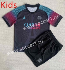 2023-2024 Jordan Concept Version Paris SG Black Kid/Youth Soccer Uniform-AY