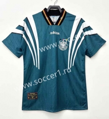 Retro Version 1996 Germany Away Green Thailand Soccer Jersey AAA-811