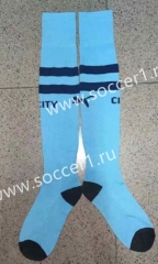 2023-2024 Manchester City Home Blue Kids/Youth Soccer Socks