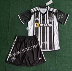 2023-2024 Atlético Mineiro Home Black&White Soccer Uniform-3454