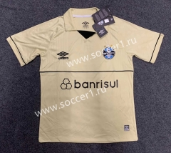 (S-3XL) 2023-2024 Grêmio FBPA Goalkeeper Yellow Thailand Soccer Jersey AAA-6032