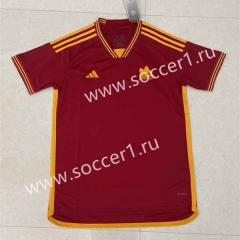 (S-4XL) 2023-2024 Roma Home Red Thailand Soccer Jersey AAA-818