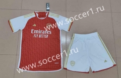 2023-2024 Arsenal Home Red Soccer Uniform-718